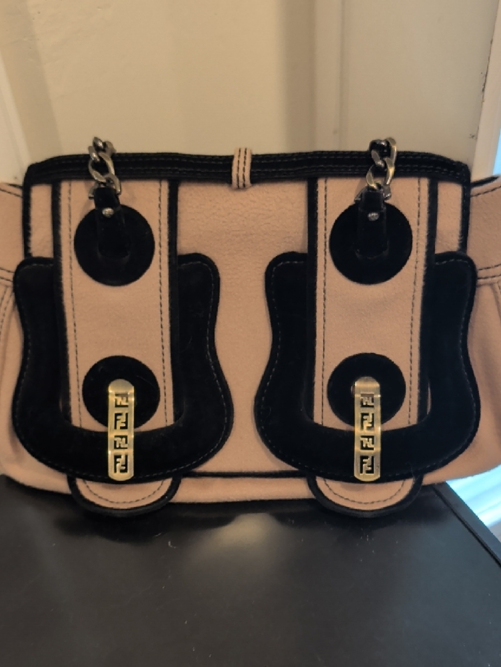 Fendi Cashmere Buckle “B” Bag